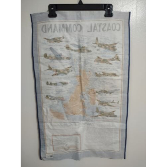 Vintage RAF Coastal Command Commemorative Cotton Tea Towel - Picture 2 of 11